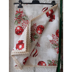 Покривка "Червена Коледа"  /правоъгълна/